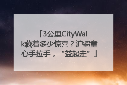 3公里CityWalk藏着多少惊喜？沪疆童心手拉手，“益起走”