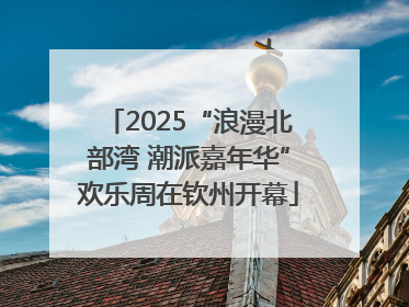 2025“浪漫北部湾 潮派嘉年华”欢乐周在钦州开幕