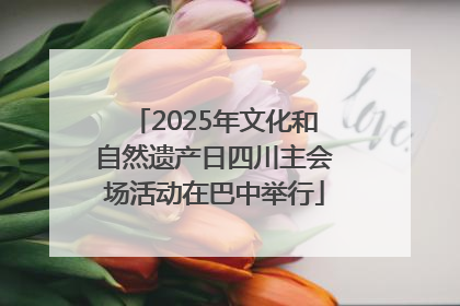 2025年文化和自然遗产日四川主会场活动在巴中举行