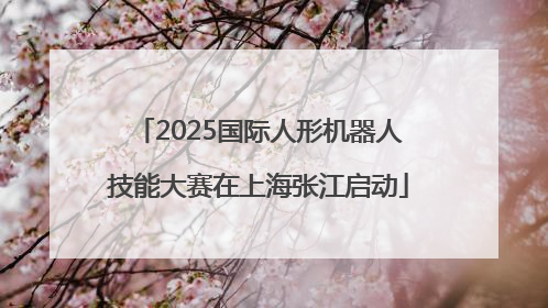 2025国际人形机器人技能大赛在上海张江启动