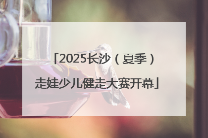 2025长沙（夏季）走娃少儿健走大赛开幕