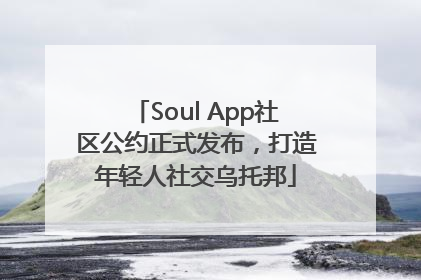 Soul App社区公约正式发布，打造年轻人社交乌托邦